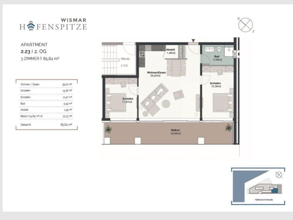 Apartamento Hafenspitze App 23 Wißmar Exterior foto